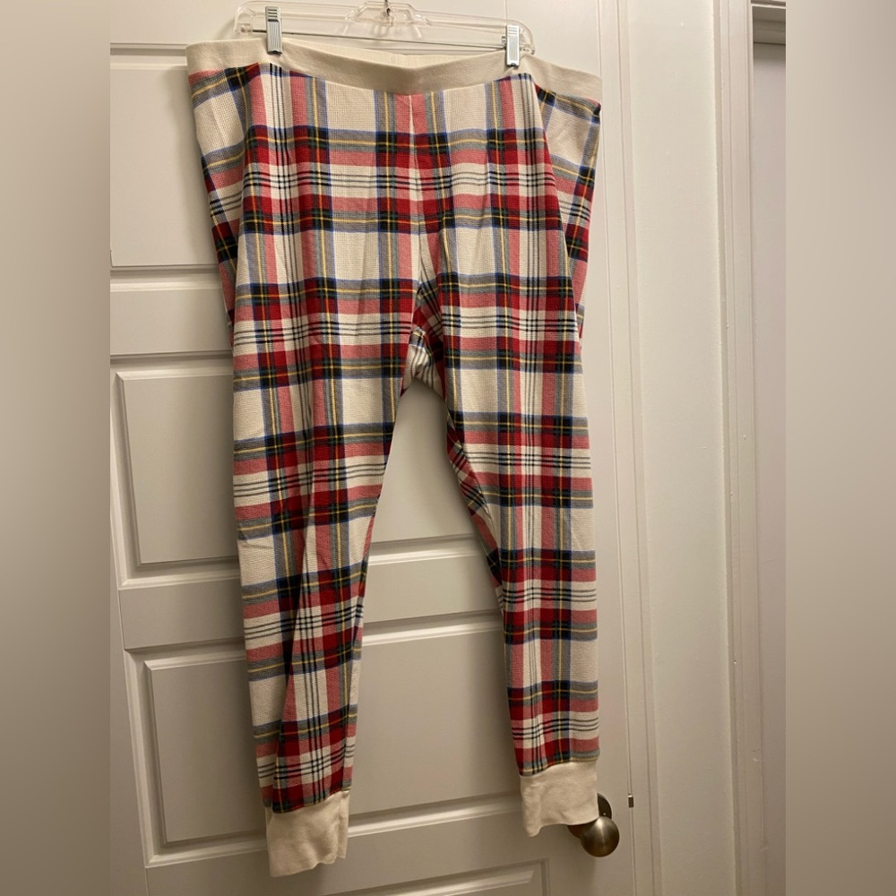 Old Navy Christmas waffle pajama leggings, size XXL
